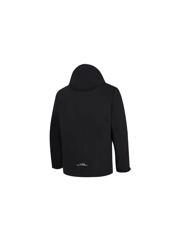 Куртка с логотипом 3 в 1 из флиса с капюшоном Li-Ning — изображение 2 из 4, черный