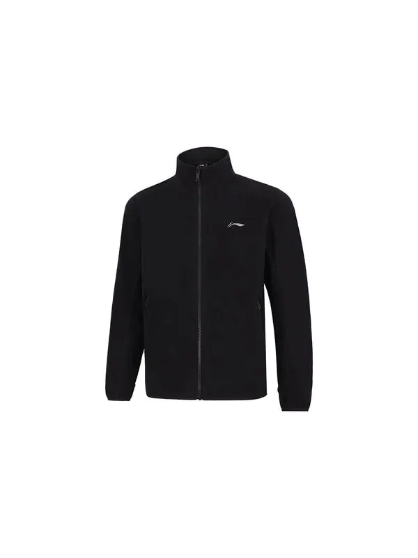 Куртка с логотипом 3 в 1 из флиса с капюшоном Li-Ning — изображение 3 из 4, черный