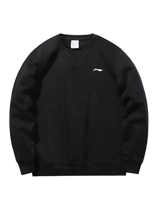 Спортивная толстовка Li-Ning Essential Logo Sweatshirt 'Black' AWDPD19-12 — изображение 1 из 3, черный