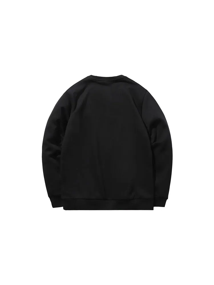 Спортивная толстовка Li-Ning Essential Logo Sweatshirt 'Black' AWDPD19-12 — изображение 2 из 3, черный