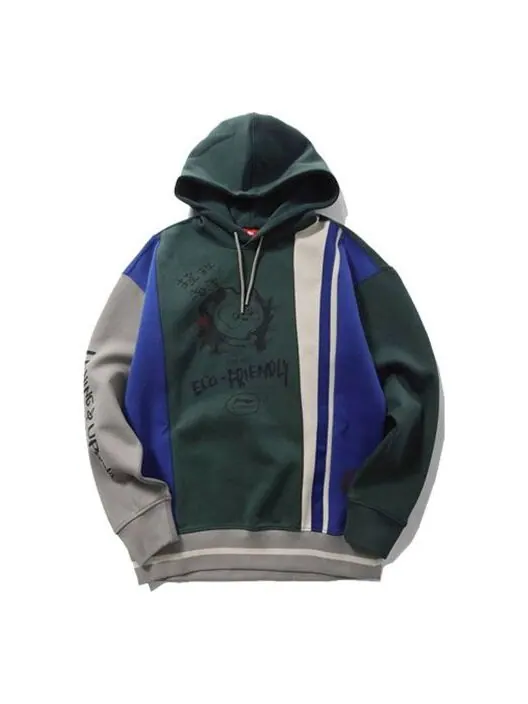 Толстовка с капюшоном x series splicing свободный пуловер Li-Ning — изображение 1 из 2
