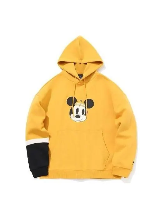 Толстовка с капюшоном x disney crossover с принтом в виде мультфильма Li-Ning — изображение 1 из 2, желтый/белый/черный