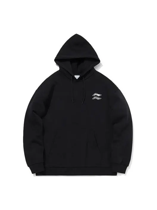 Худи Li-Ning Sports Fashion Series Loose Pullover Hoodie 'Black' — изображение 1 из 4, черный
