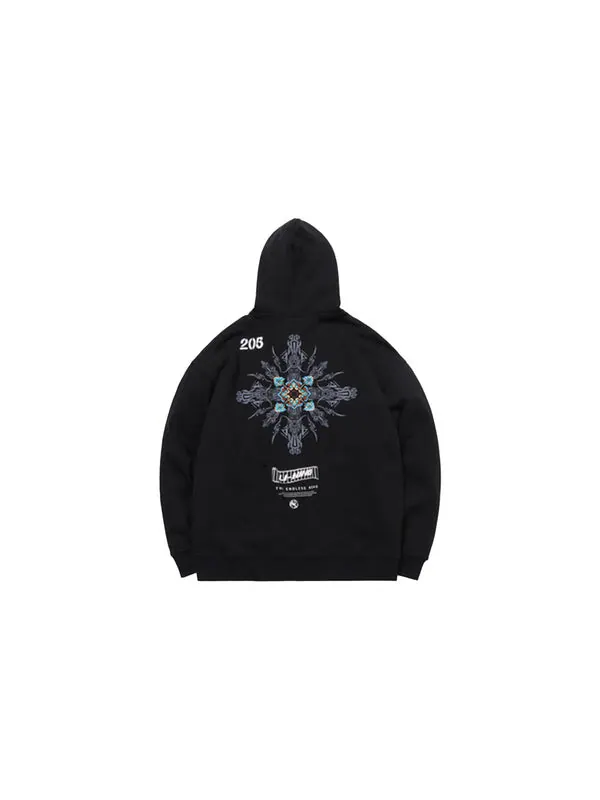 Толстовка cheng feng series x dunhuang museum кроссовер спортивный пуловер Li-Ning — изображение 2 из 3, черный/белый/синий