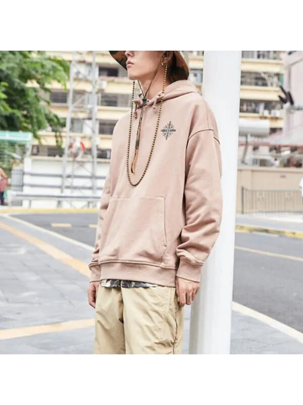 Толстовка x dunhuang museum crossover cf series casual sports sweatover Hoodie Li-Ning — изображение 4 из 4, хаки