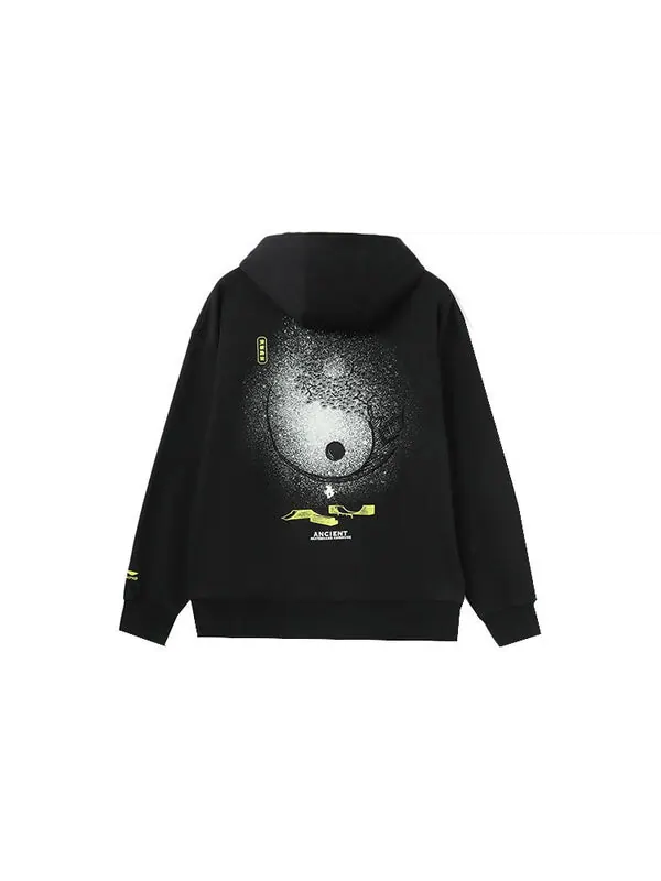 Толстовка с капюшоном с рисунком скейтборда Li-Ning — изображение 2 из 3, черный/мульти