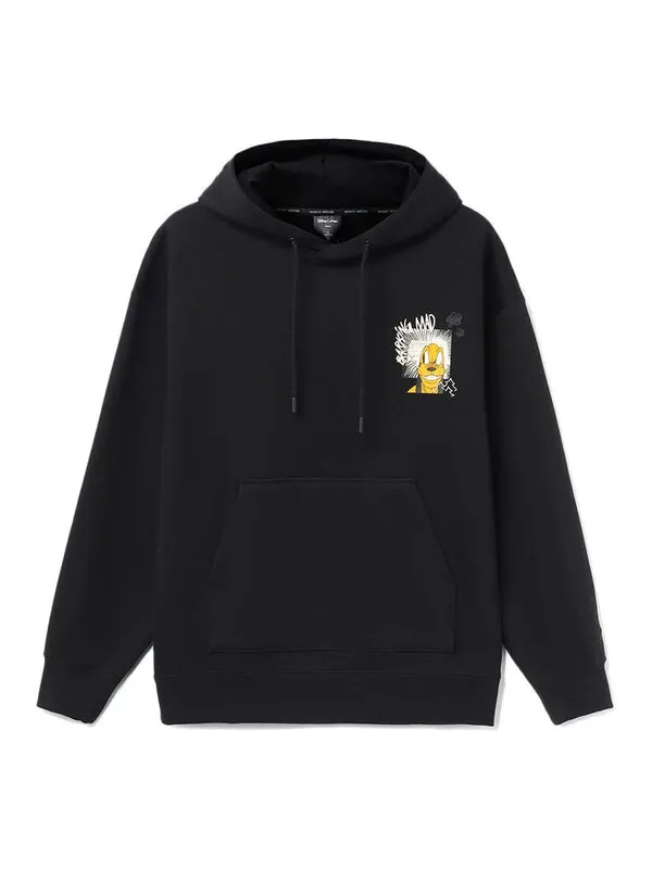 Толстовка с капюшоном x Дисней с рисунком Li-Ning — изображение 1 из 2, черный/мульти