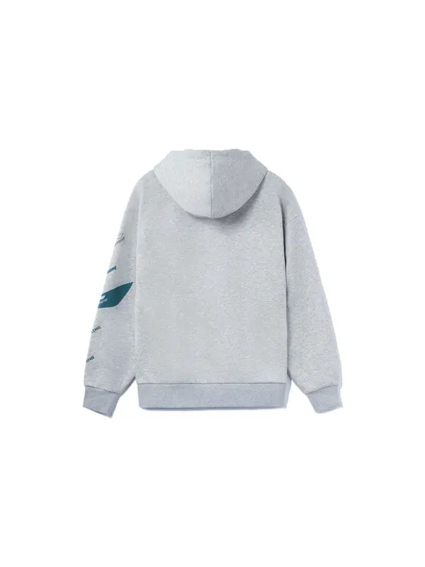 Куртка с графическим капюшоном Li-Ning — изображение 2 из 2, серый/синий