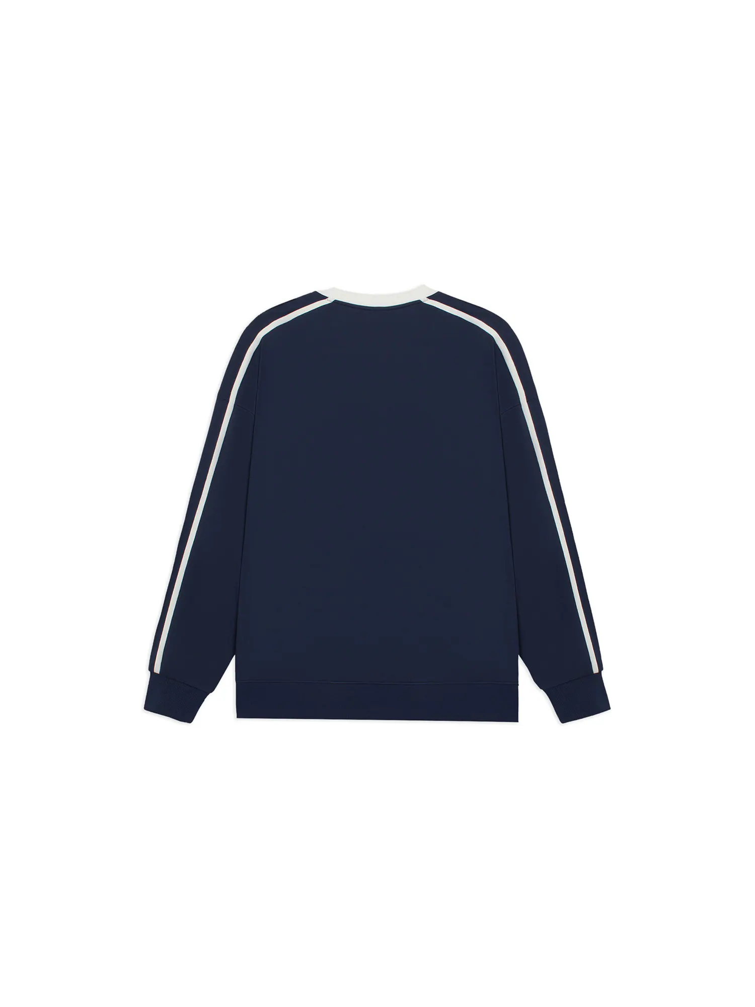 Спортивная толстовка Li-Ning Striped Graphic Sweatshirt 'Navy' AWDRD50-8 — изображение 2 из 2, темно-синий