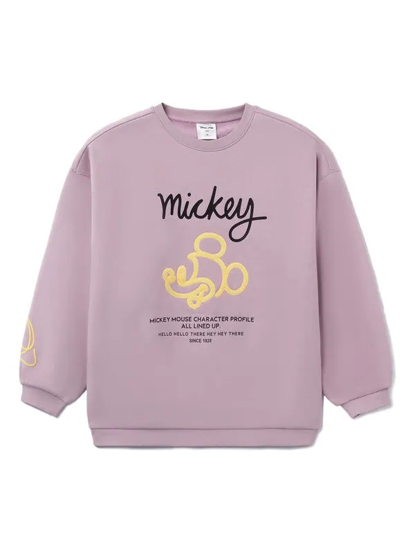 Толстовка с принтом Микки Мауса Tops x Disney Li-Ning — изображение 1 из 2, фиолетовый/желтый/черный