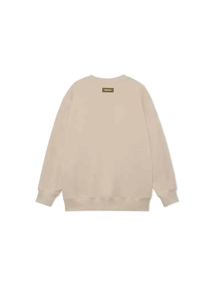 Спортивная толстовка Li-Ning BadFive Graphic Sweatshirt 'Khaki' AWDRE17-1 — изображение 2 из 2, хаки