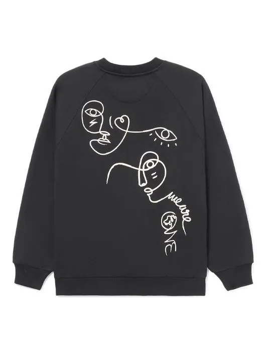 Спортивная толстовка Li-Ning x DFT Way Of Wade Graphic Sweatshirt 'Black' AWDRE79-1 — изображение 2 из 2, черный