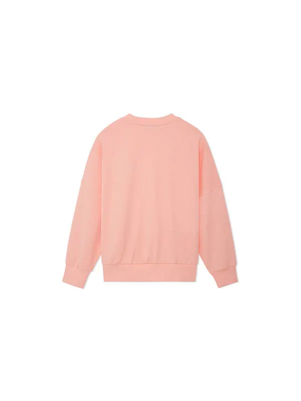 Толстовка с тройным логотипом Tops Li-Ning — изображение 2 из 2, розовый