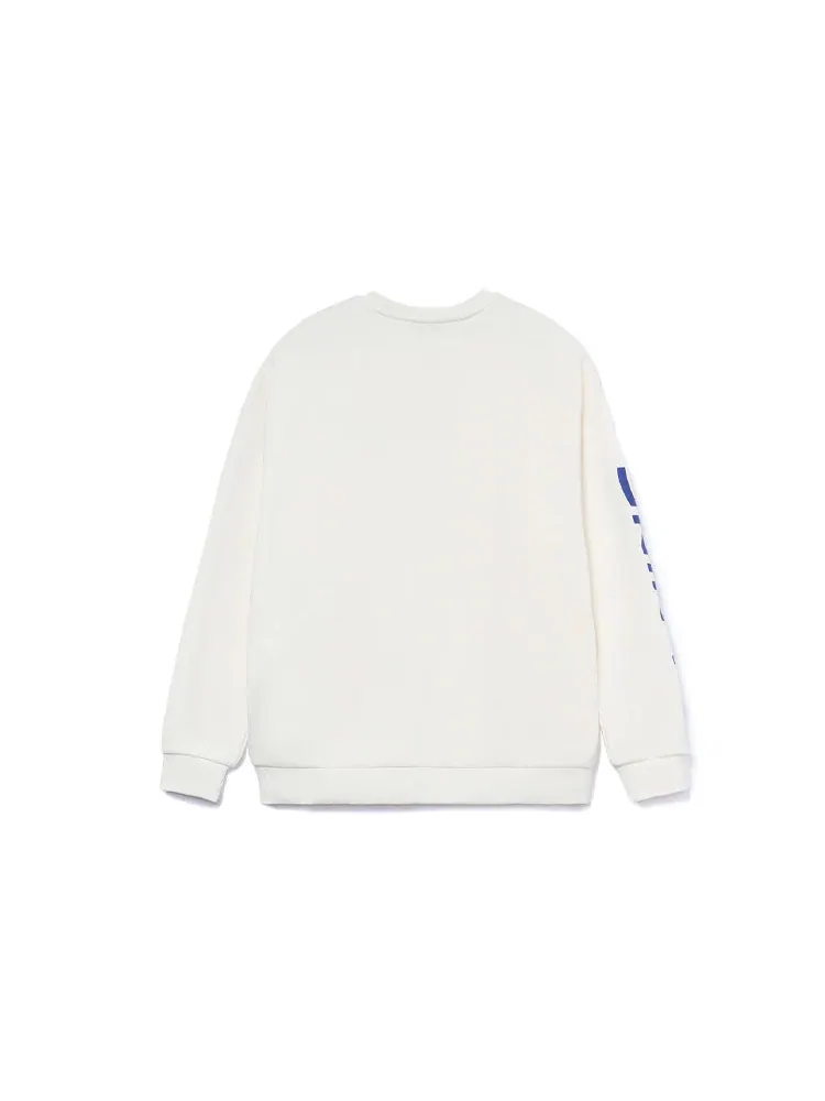 Свитер Li-Ning Training Series Stay Warm Fleece Pullover 'White' — изображение 2 из 2, белый