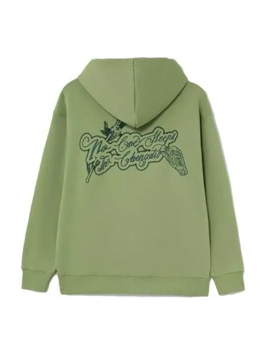 Худи Li-Ning Bad Five Sports Basketball Series Printing Hoodie 'Green' — изображение 1 из 2, зеленый