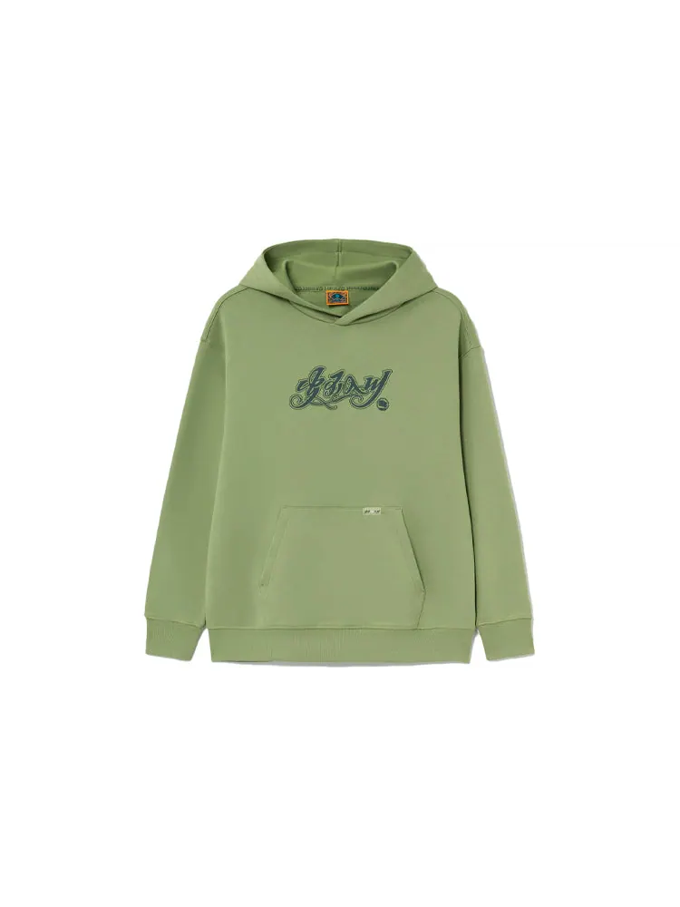 Худи Li-Ning Bad Five Sports Basketball Series Printing Hoodie 'Green' — изображение 2 из 2, зеленый