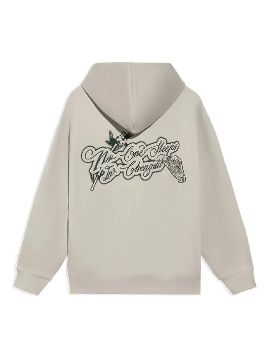 Худи Li-Ning BadFive Sports Basketball Series Printing Hoodie 'Beige Black' — изображение 1 из 2, бежевый