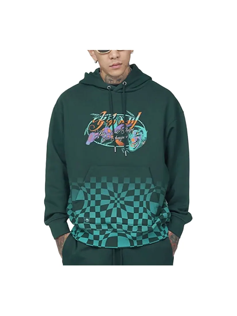 Худи Li-Ning BadFive Sports Basketball Series Printing Loose Hoodie 'Dark Green' — изображение 1 из 1, зеленый