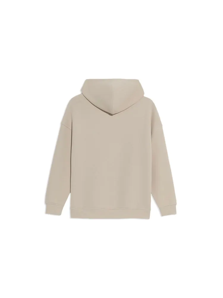 Худи Li-Ning Sports Stylish Series Logo Embroidered Hoodie 'Beige Grey' — изображение 2 из 3, бежевый