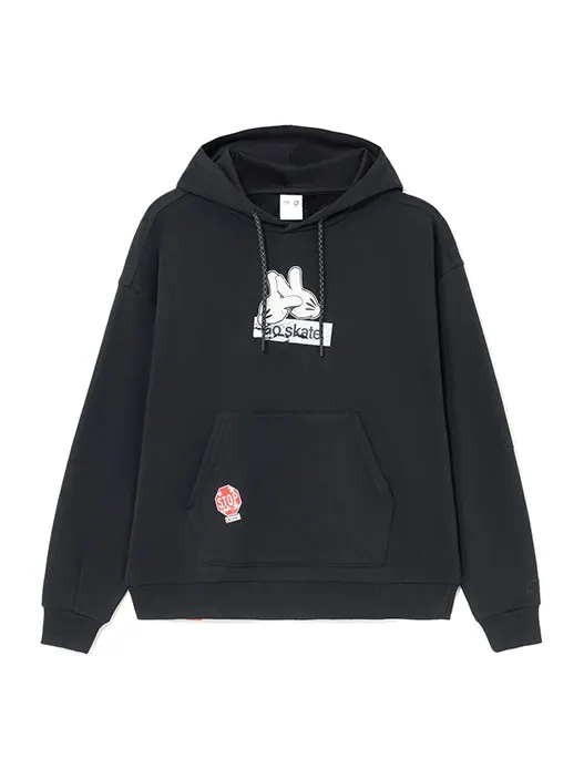 Худи Li-Ning x OG_SLICK Crossover Skateboard Series Hoodie 'Black' — изображение 1 из 2, черный