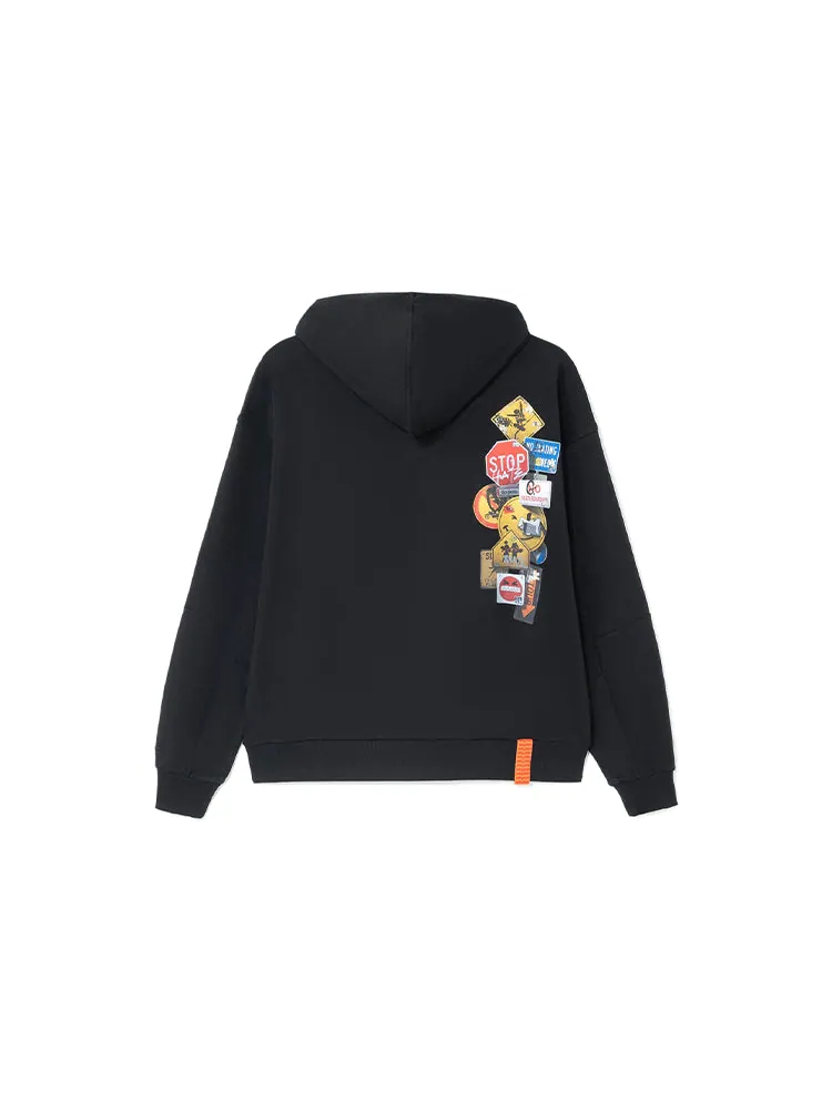 Худи Li-Ning x OG_SLICK Crossover Skateboard Series Hoodie 'Black' — изображение 2 из 2, черный