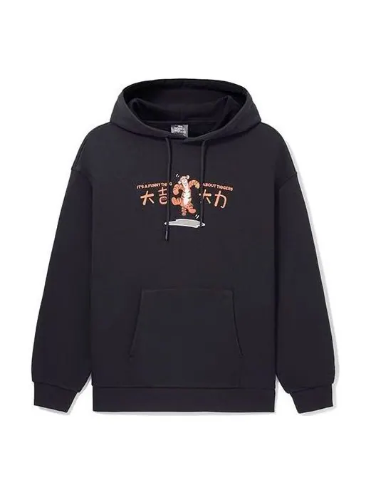 Худи Li-Ning x Disney Tigger Cooperation Series Printing 'Black' — изображение 1 из 2, черный