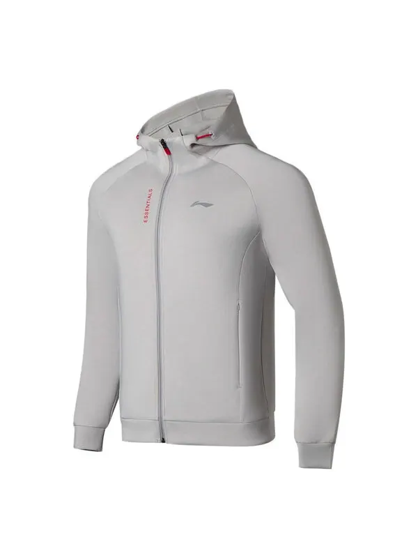 Пальто спортивное пальто с капюшоном Li-Ning — изображение 1 из 3, серый