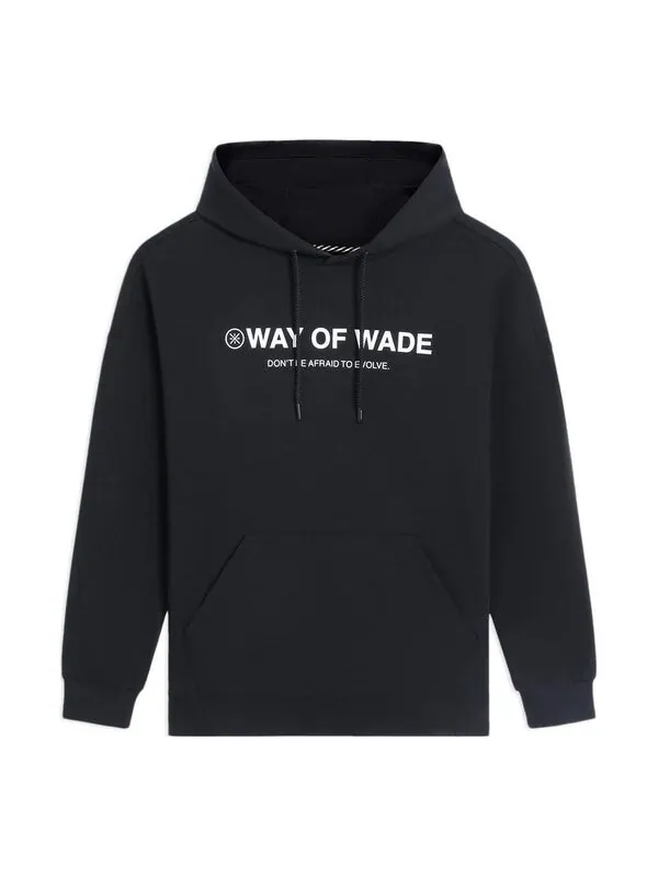 Толстовка с капюшоном с логотипом way of wade Li-Ning — изображение 1 из 4, черный