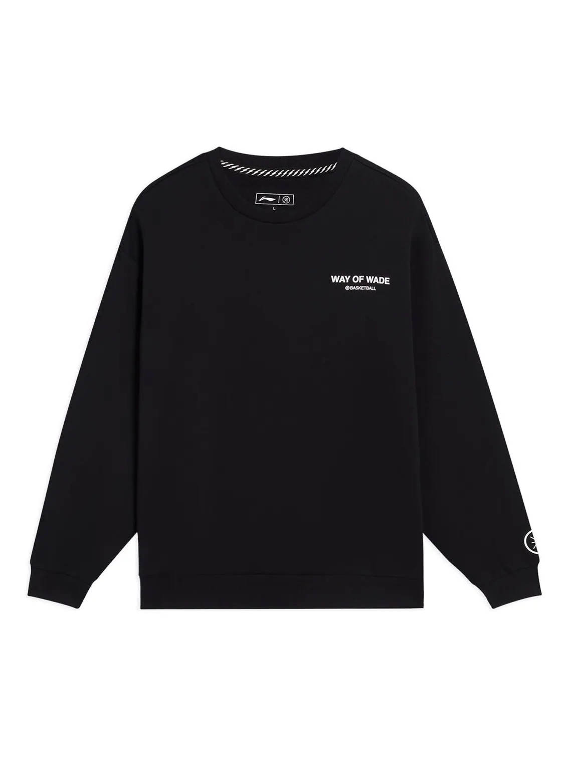 Спортивная толстовка Li-Ning Way Of Wade Basketball Graphic Sweatshirt 'Black' AWDS813-4 — изображение 1 из 4, черный
