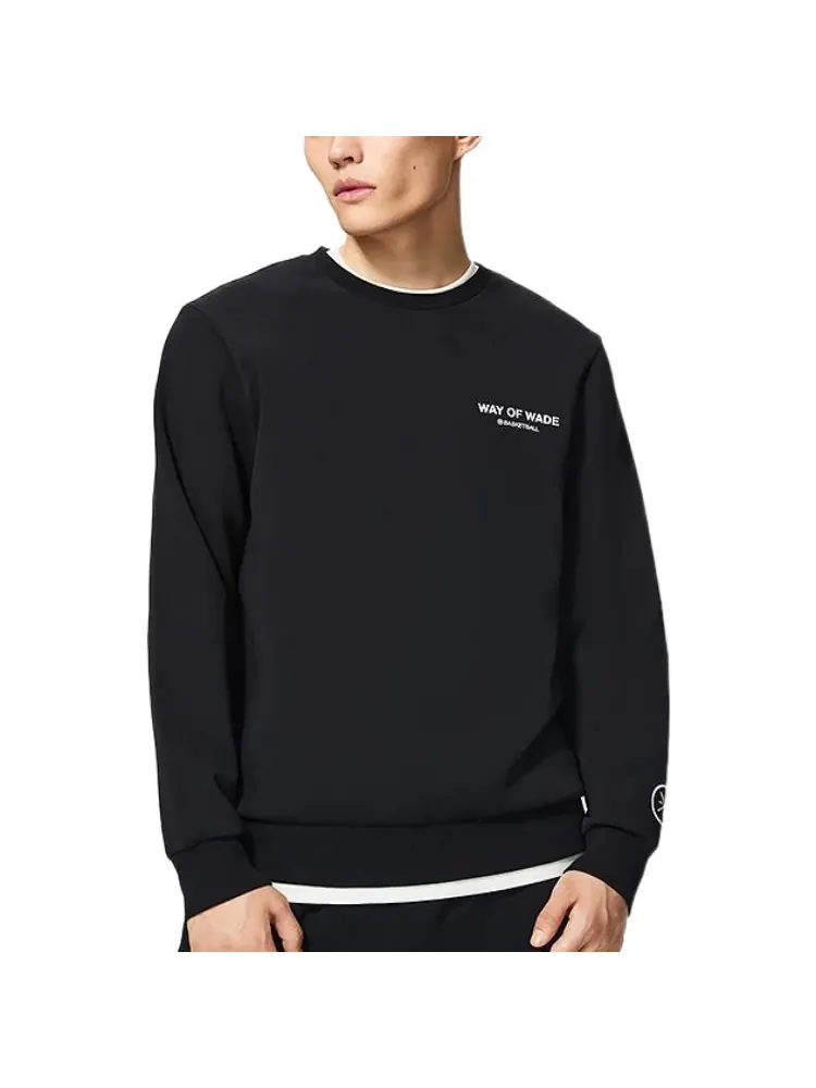 Спортивная толстовка Li-Ning Way Of Wade Basketball Graphic Sweatshirt 'Black' AWDS813-4 — изображение 4 из 4, черный