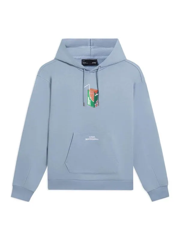 Толстовка с капюшоном x phil hackett с графическим принтом Li-Ning — изображение 1 из 2, синий/мульти