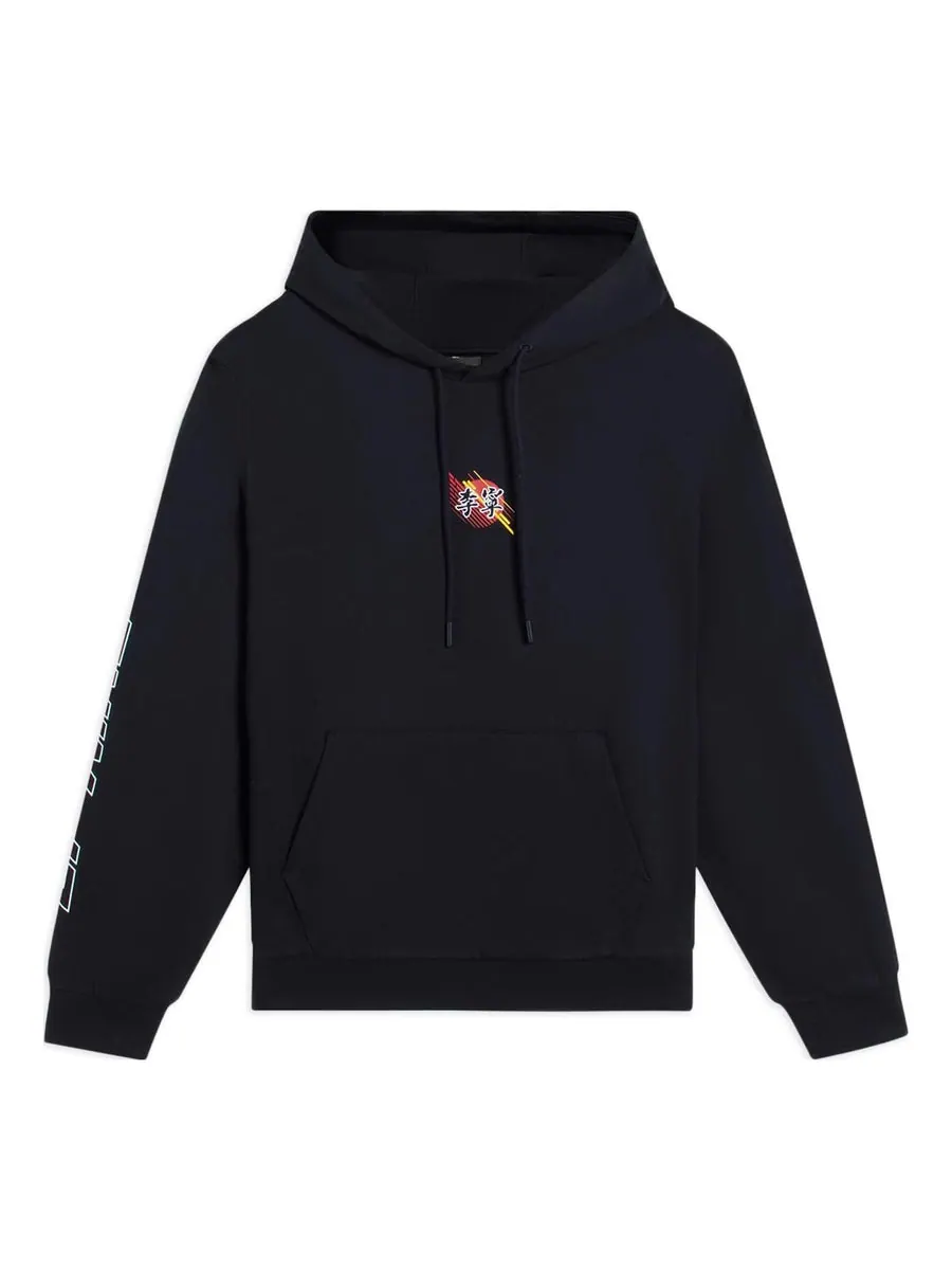 Худи Li-Ning Lifestyle Comfort Hoodie 'Black' — изображение 1 из 3, черный