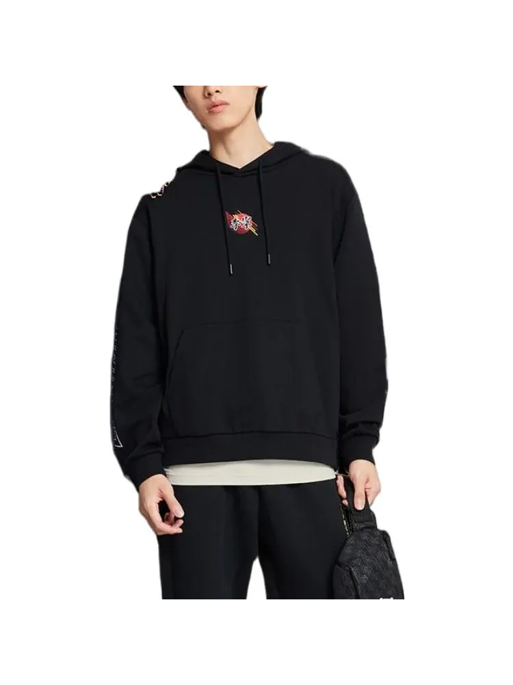 Худи Li-Ning Lifestyle Comfort Hoodie 'Black' — изображение 3 из 3, черный