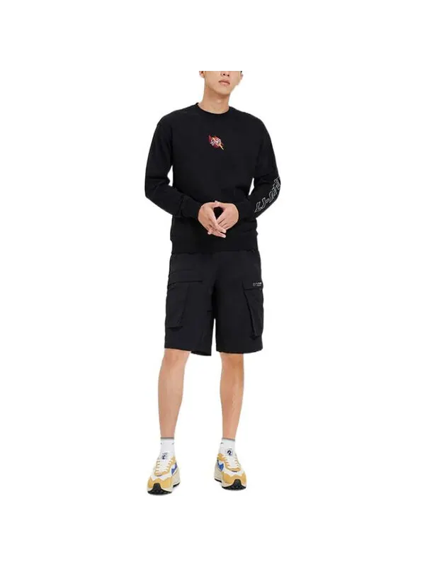 Свитер образ жизни спортивная одежда пуловер Li-Ning — изображение 3 из 4, черный/красный/белый