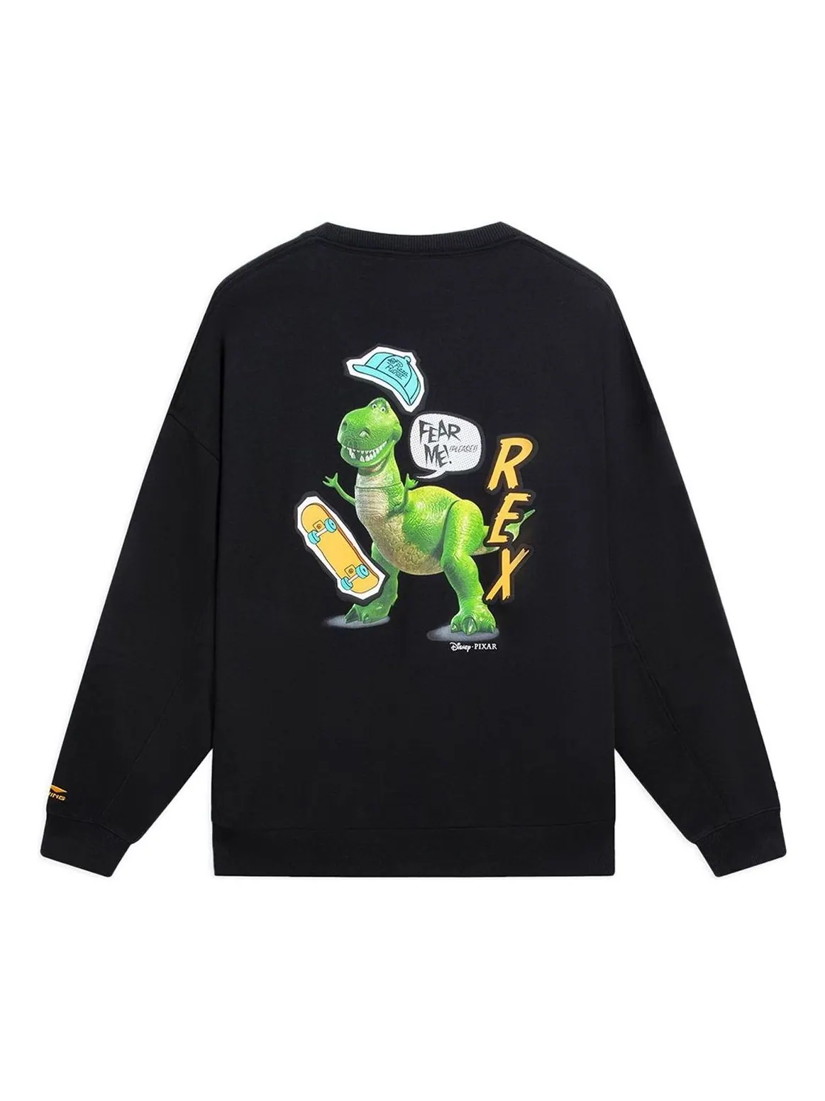 Спортивная толстовка Li-Ning x Disney Toy Story Sweatshirt 'Black' AWDS971-3 — изображение 1 из 4, черный