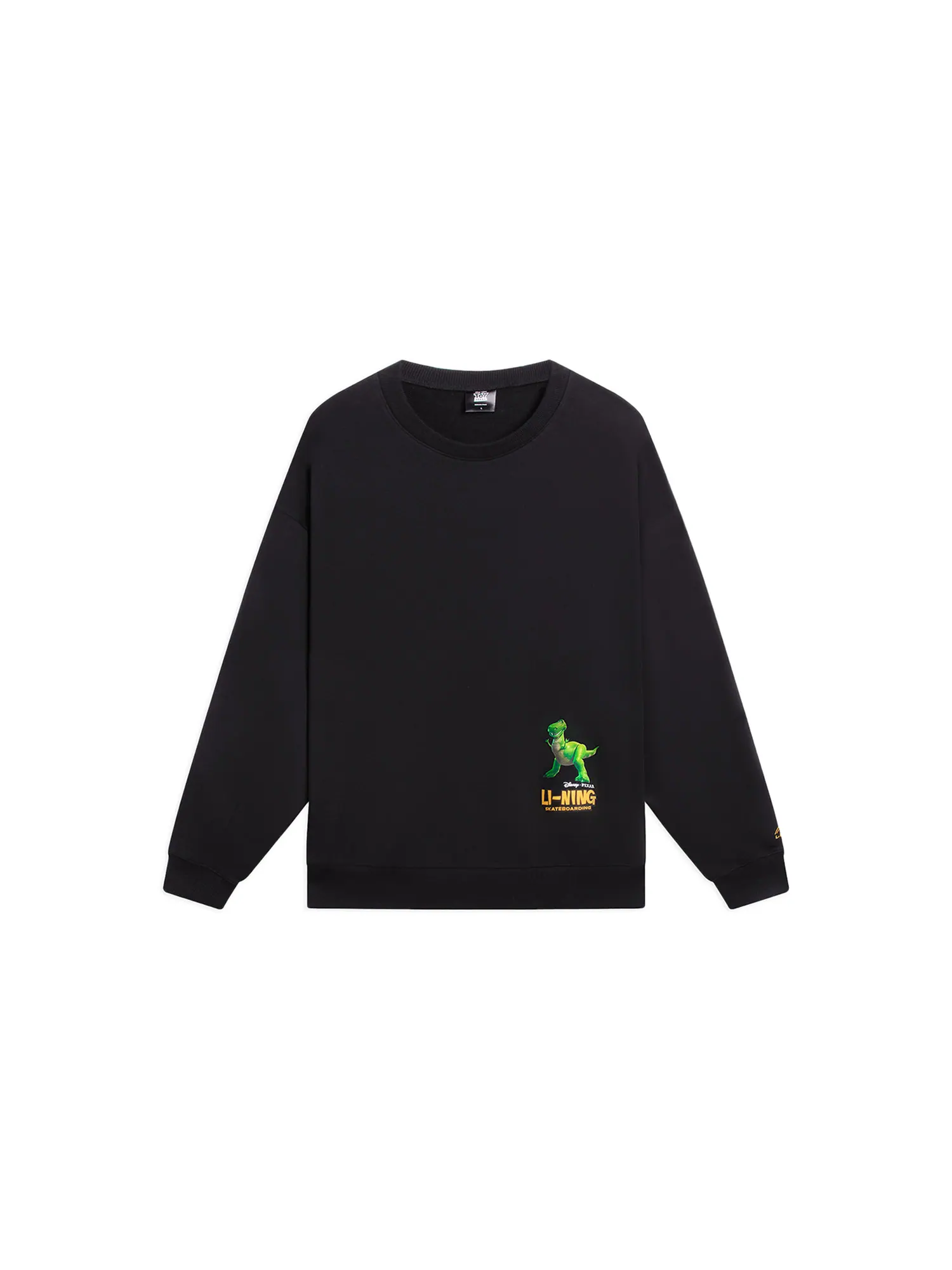 Спортивная толстовка Li-Ning x Disney Toy Story Sweatshirt 'Black' AWDS971-3 — изображение 2 из 4, черный