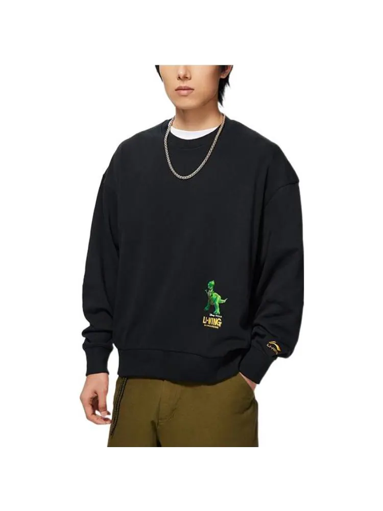 Спортивная толстовка Li-Ning x Disney Toy Story Sweatshirt 'Black' AWDS971-3 — изображение 3 из 4, черный