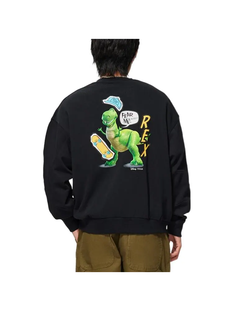 Спортивная толстовка Li-Ning x Disney Toy Story Sweatshirt 'Black' AWDS971-3 — изображение 4 из 4, черный
