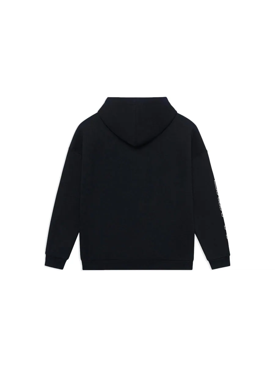 Худи Li-Ning Lifestyle Hoodie 'Black' — изображение 2 из 4, черный