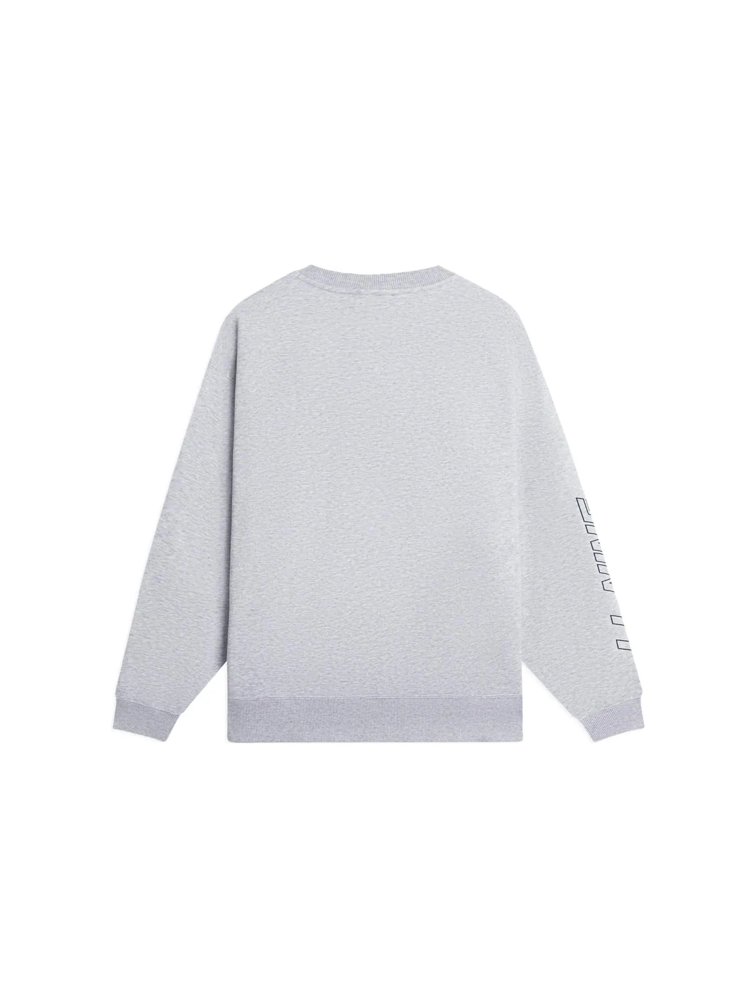 Спортивная толстовка Li-Ning Embroidered Logo Sweatshirt 'Grey' AWDSB23-5 — изображение 2 из 2, серый