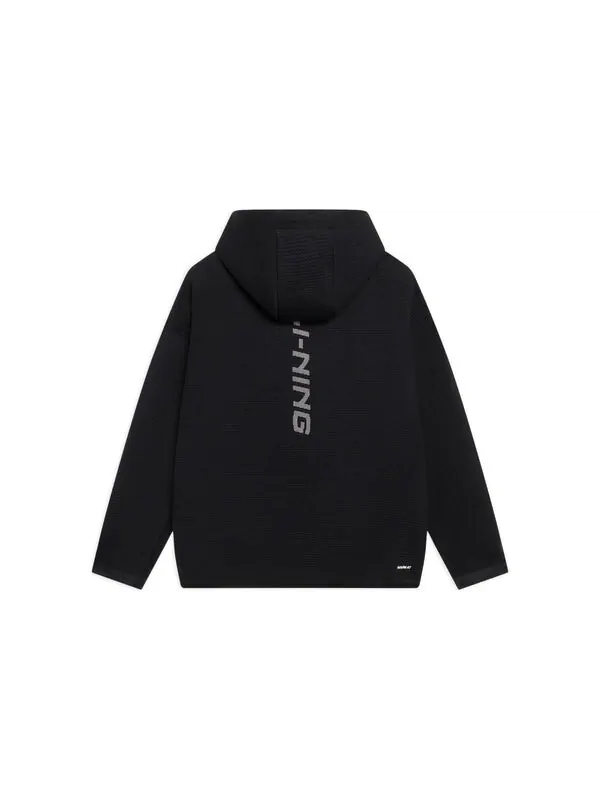 Толстовка с капюшоном с графическим принтом Li-Ning — изображение 2 из 2, черный/белый