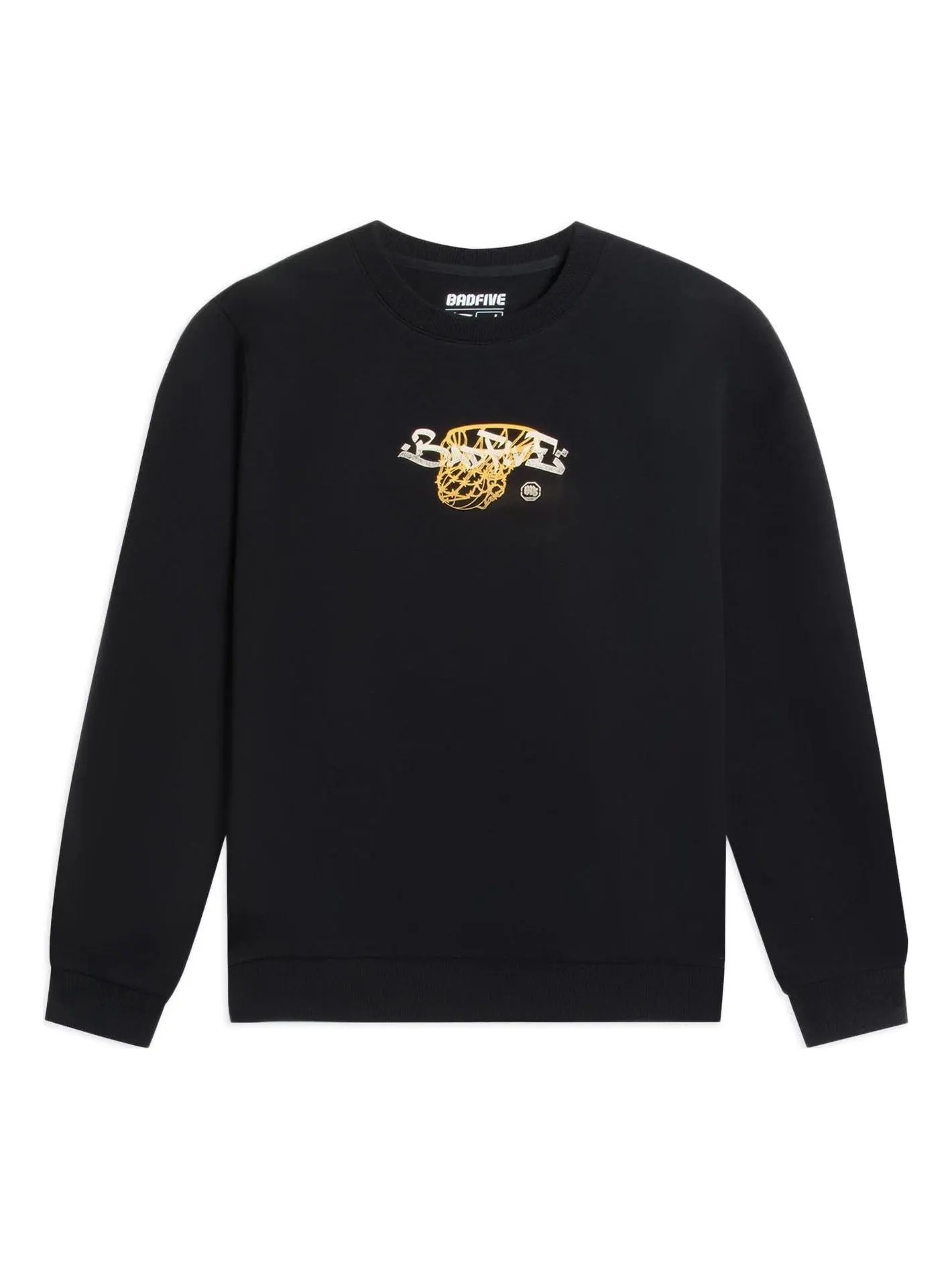 Спортивная толстовка Li-Ning BadFive Hoops Graphic Sweatshirt 'Black' AWDSB99-4 — изображение 1 из 2, черный