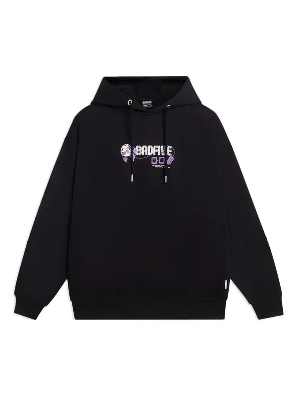 Толстовка с капюшоном badfive с графическим принтом Li-Ning — изображение 1 из 4, черный/мульти
