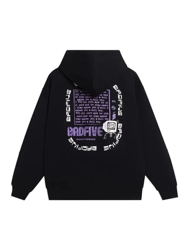 Толстовка с капюшоном badfive hoops с графическим принтом Li-Ning — изображение 2 из 2, черный/мульти