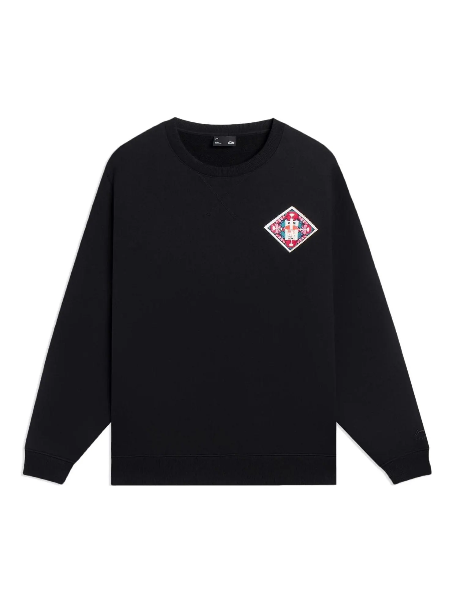 Спортивная толстовка Li-Ning Kaleidoscope Graphics Sweatshirt 'Black' AWDSF47-1 — изображение 1 из 2, черный
