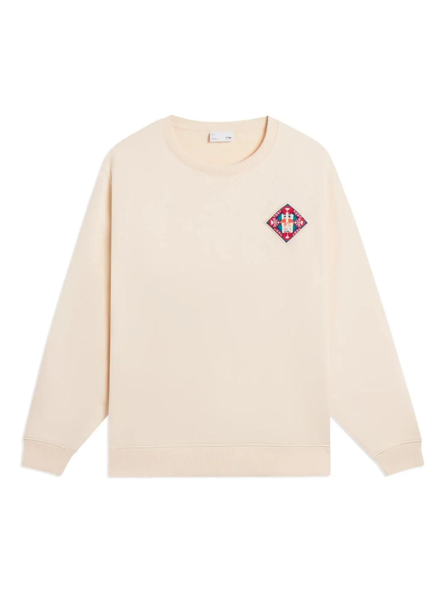 Спортивная толстовка Li-Ning Kaleidoscope Graphics Sweatshirt 'Beige' AWDSF47-2 — изображение 1 из 2, бежевый