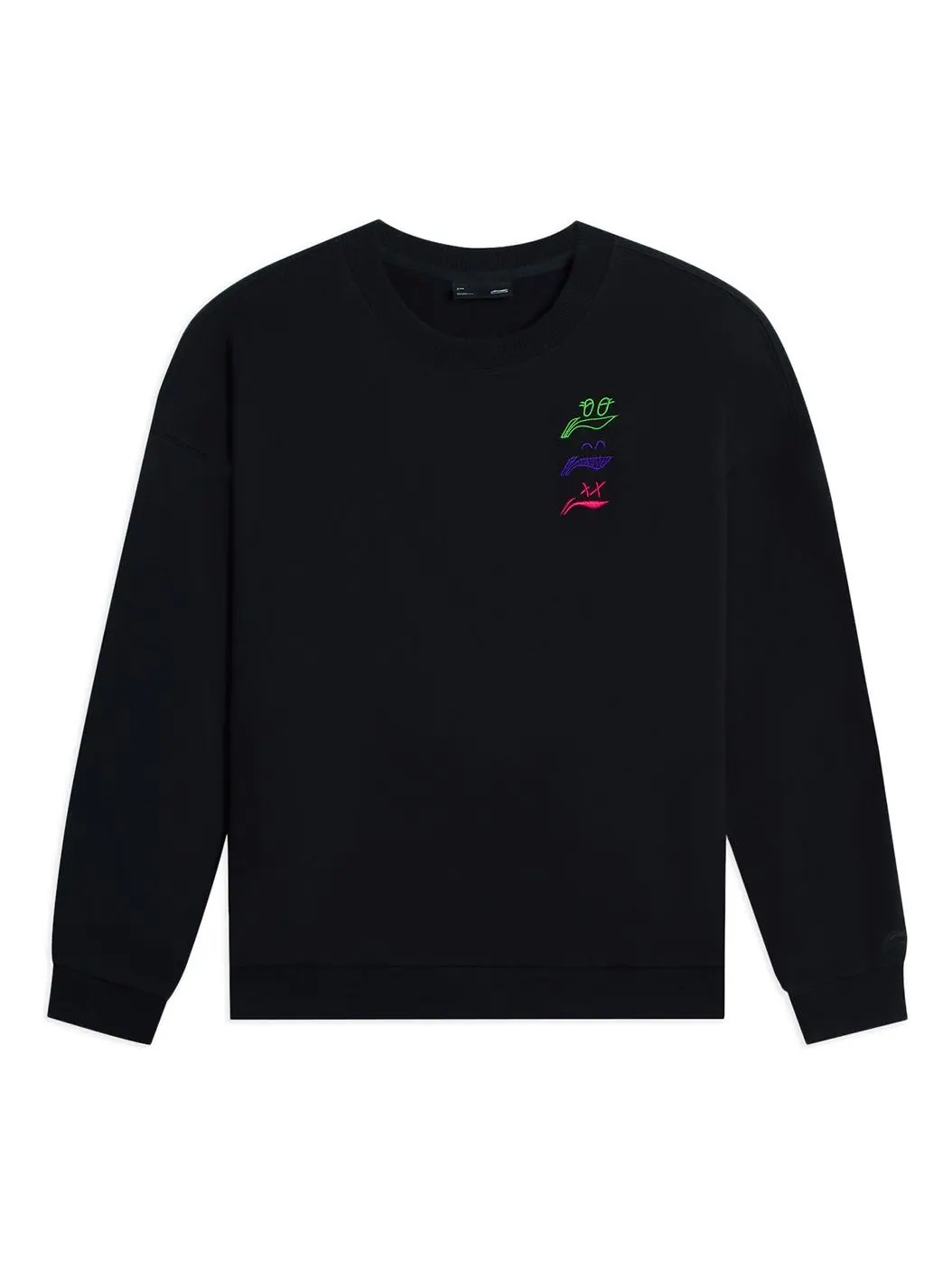 Спортивная толстовка Li-Ning Anything Is Possible Graphic Sweatshirt 'Black' AWDSF71-8 — изображение 1 из 2, черный