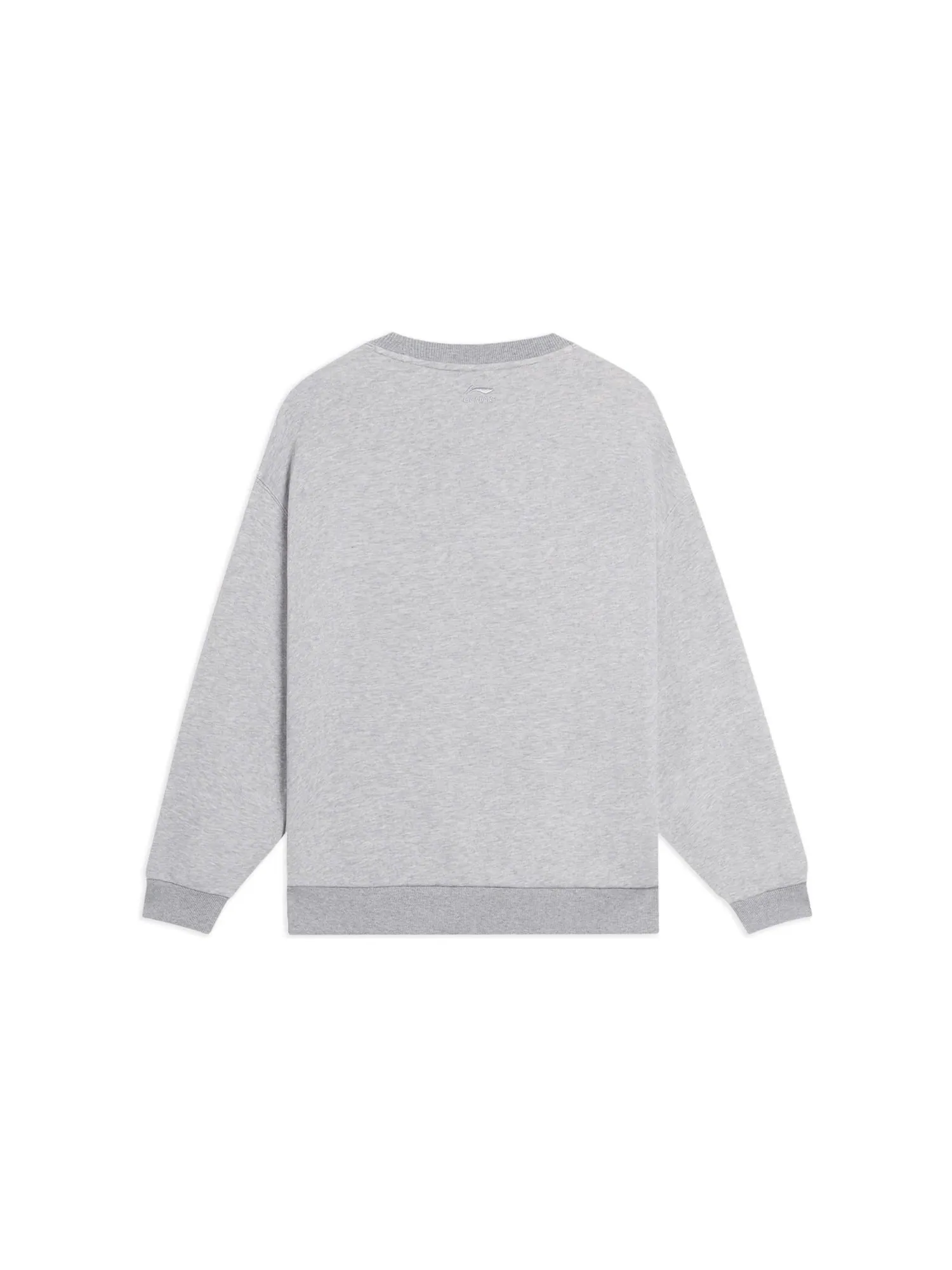 Спортивная толстовка Li-Ning Anything Is Possible Graphic Sweatshirt 'Grey' AWDSF97-3 — изображение 2 из 2, серый