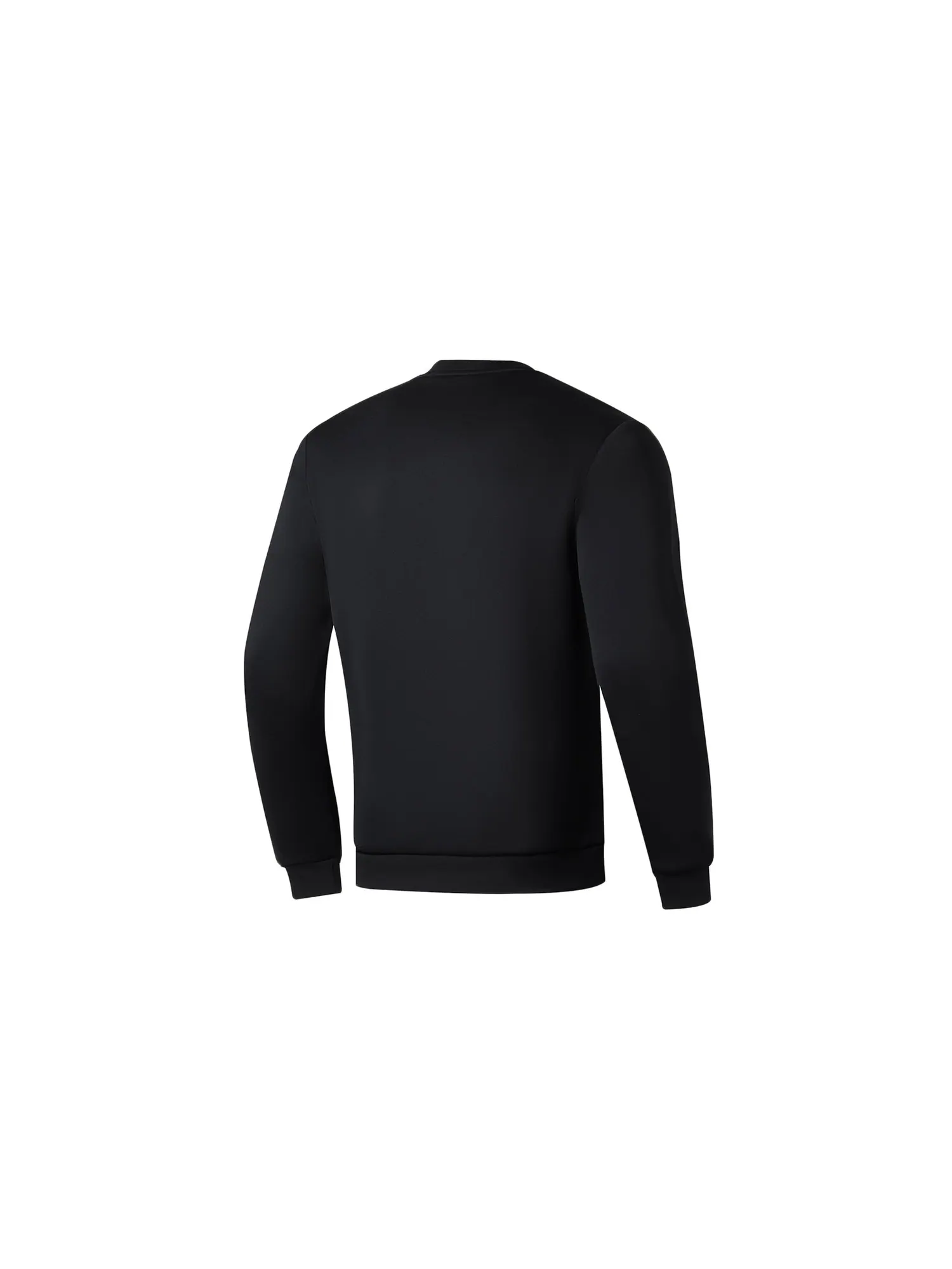Спортивная толстовка Li-Ning Logo Training Long Sleeve Sweatshirt 'Black' AWDT035-1 — изображение 2 из 2, черный