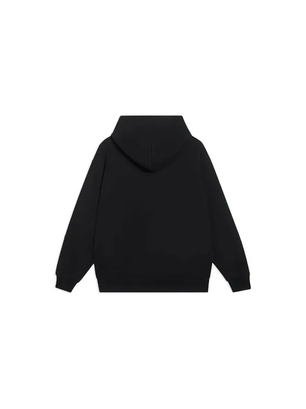 Толстовка chinese color hoodie 'black' Li-Ning — изображение 2 из 2, черный